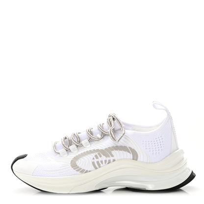 Gucci Technical Knit Fabric Waves Womens Gucci Run Sneakers 35 Great White Thunder 1 of 7
