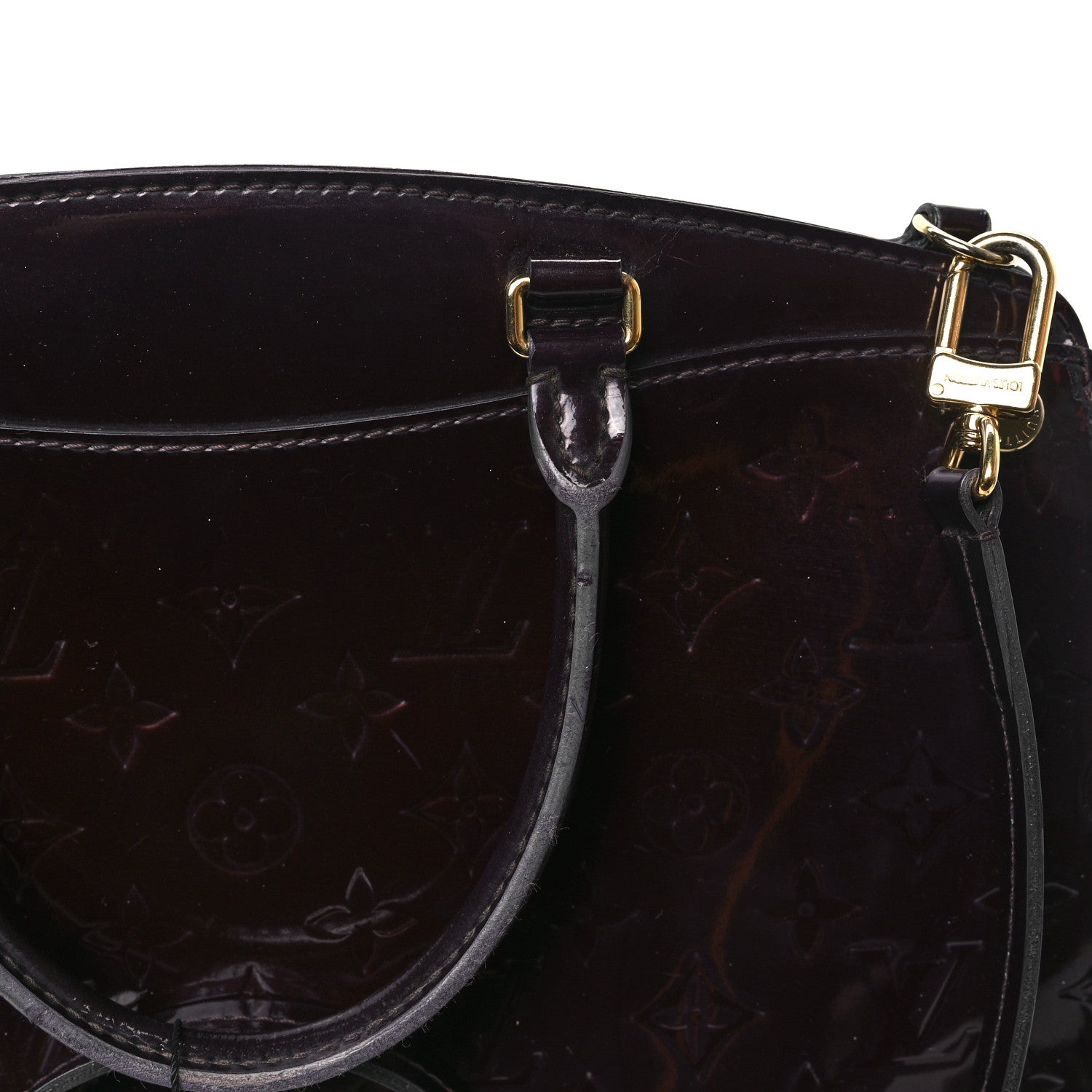 Louis Vuitton Vernis Brea MM NM Amarante 10 of 10