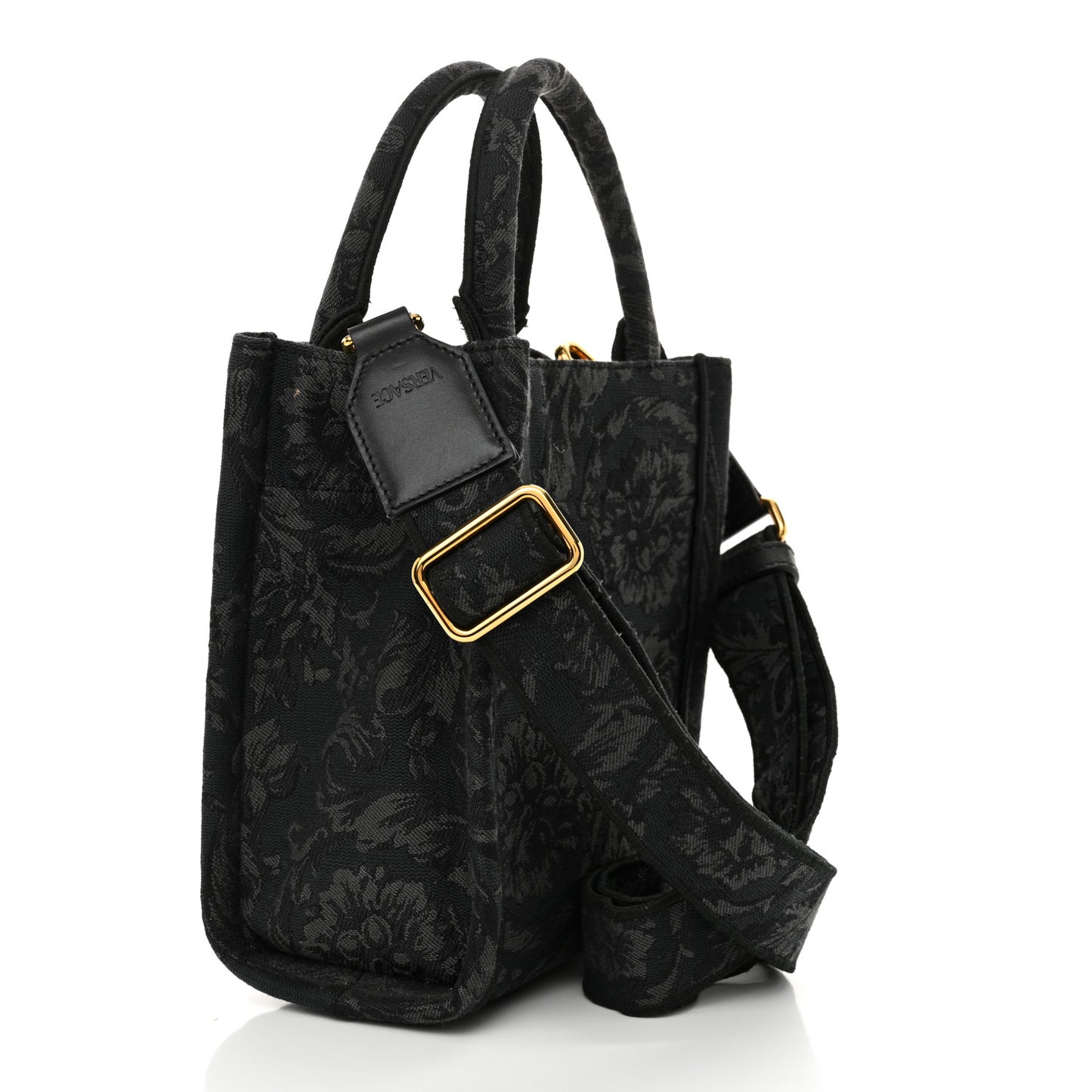 Jacquard Barocco Mini Athena Tote Black