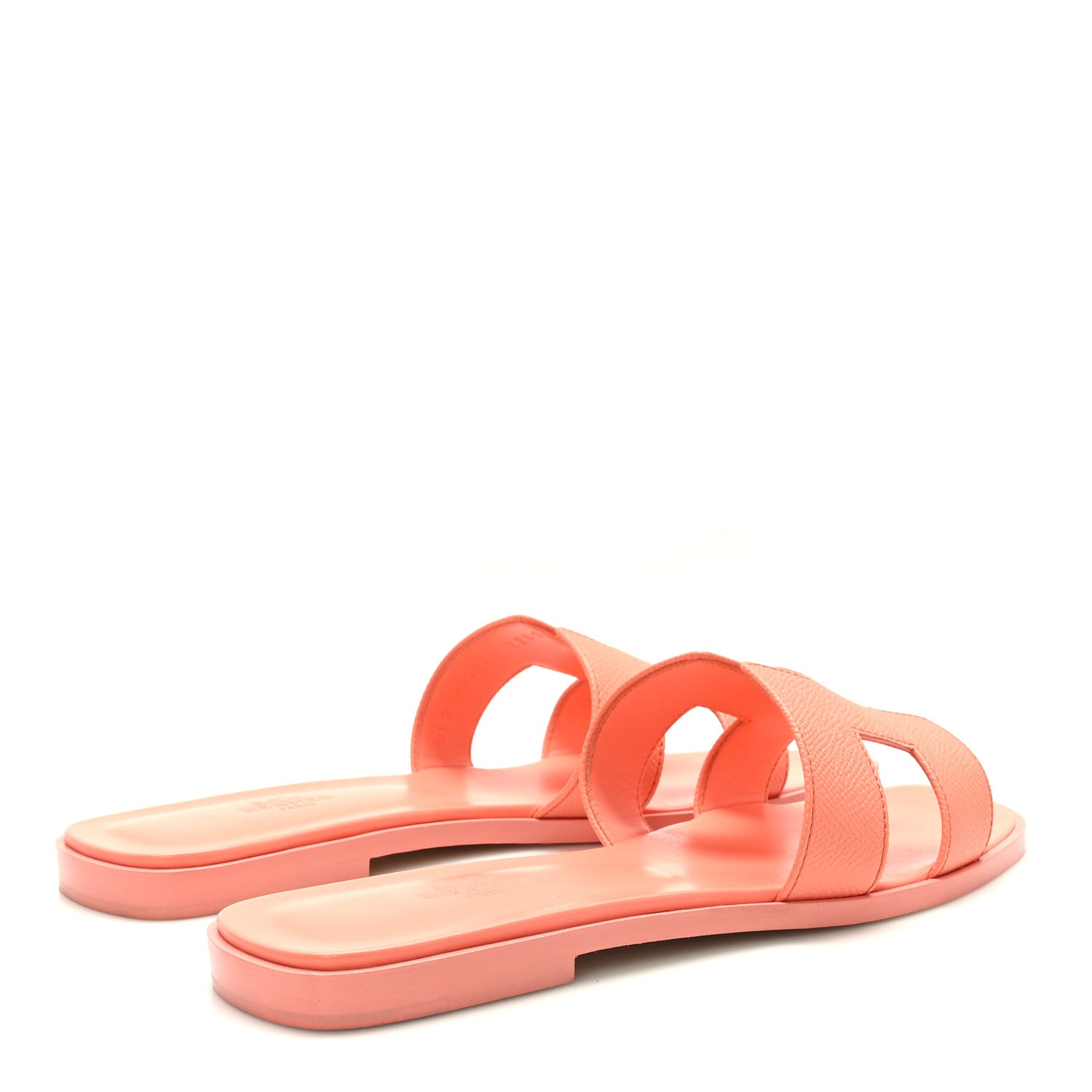 Hermes Epsom Oran Sandals 39 Orange Joey 4 of 9