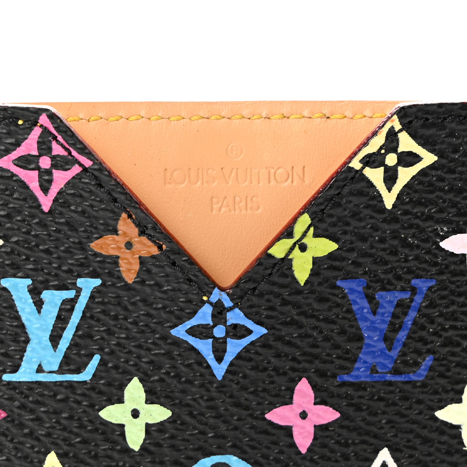 Louis Vuitton Monogram Multicolor Mirror and Case Pouch Black 5 of 7