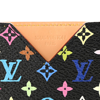 Louis Vuitton Monogram Multicolor Mirror and Case Pouch Black 5 of 7