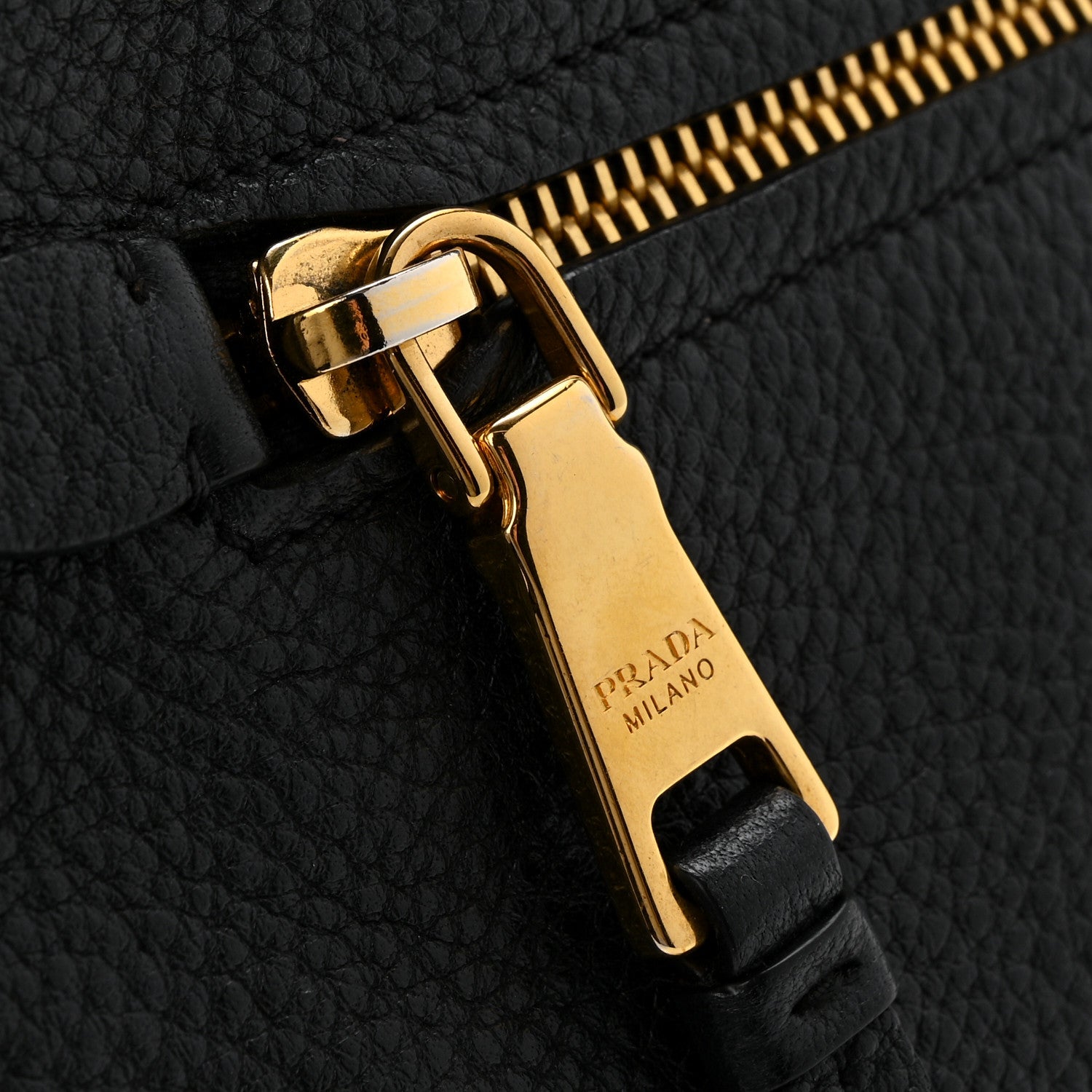 Prada Vitello Daino Crossbody Bag Black 12 of 13
