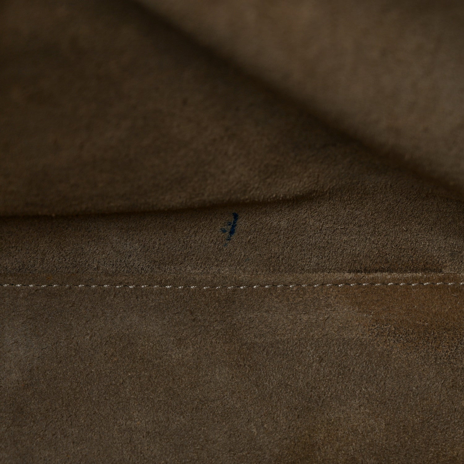 Celine Drummed Calfskin Mini Luggage Dune 9 of 10