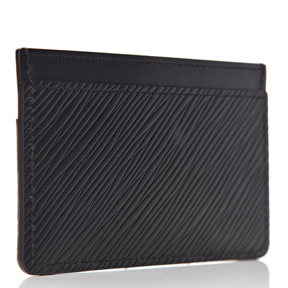 Louis Vuitton Epi Flower Remix Card Holder Black 3 of 8