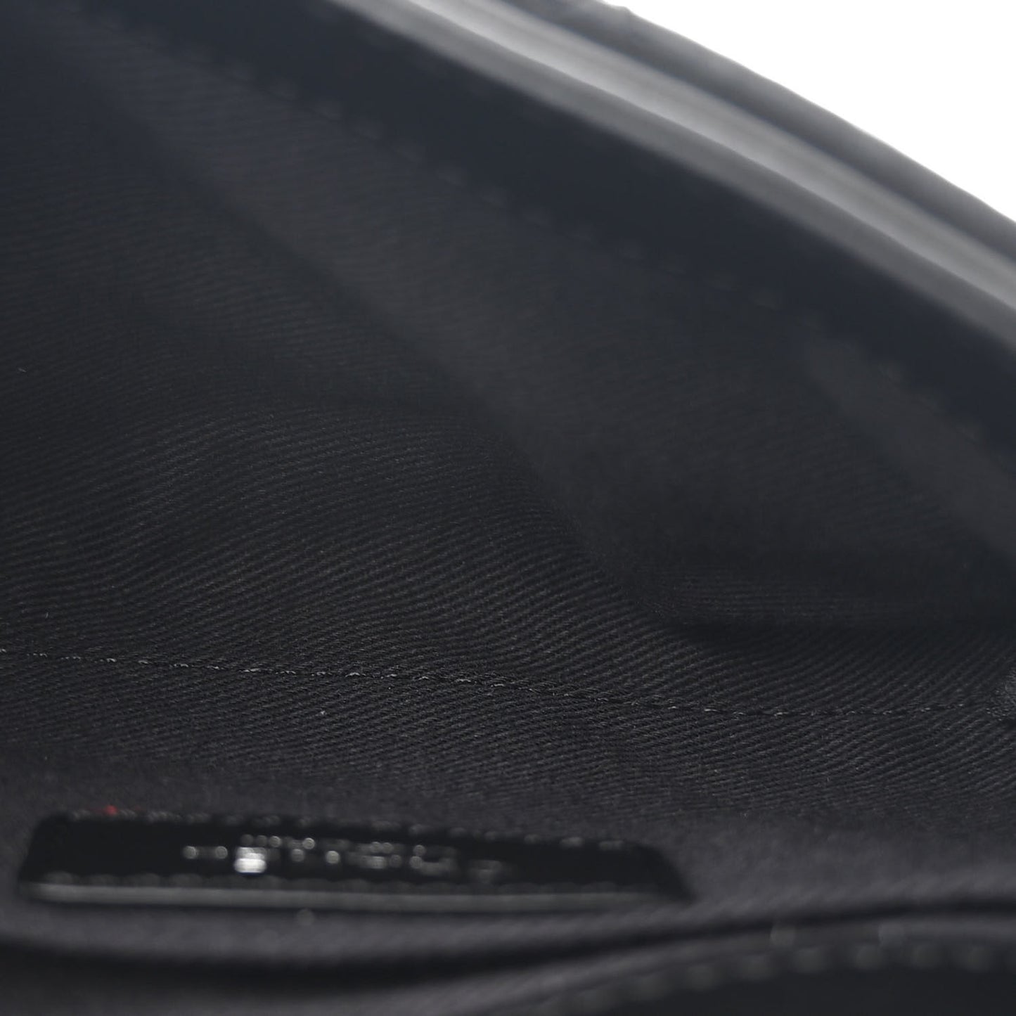 Calfskin Quilted CC Uniform Flap Belt Bag Black