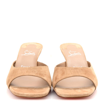 Christian Louboutin Veau Velours Condora 55 Mules 40.5 Lionne 3 of 9