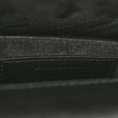 Saint Laurent Calfskin Medium Monogram Monochrome Sunset Black 7 of 11