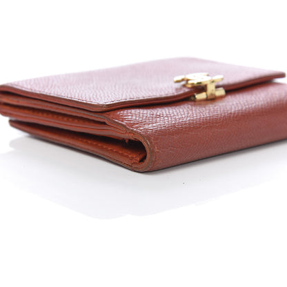 Chanel Grained Calfskin CC Compact Wallet Light Red 14 of 17