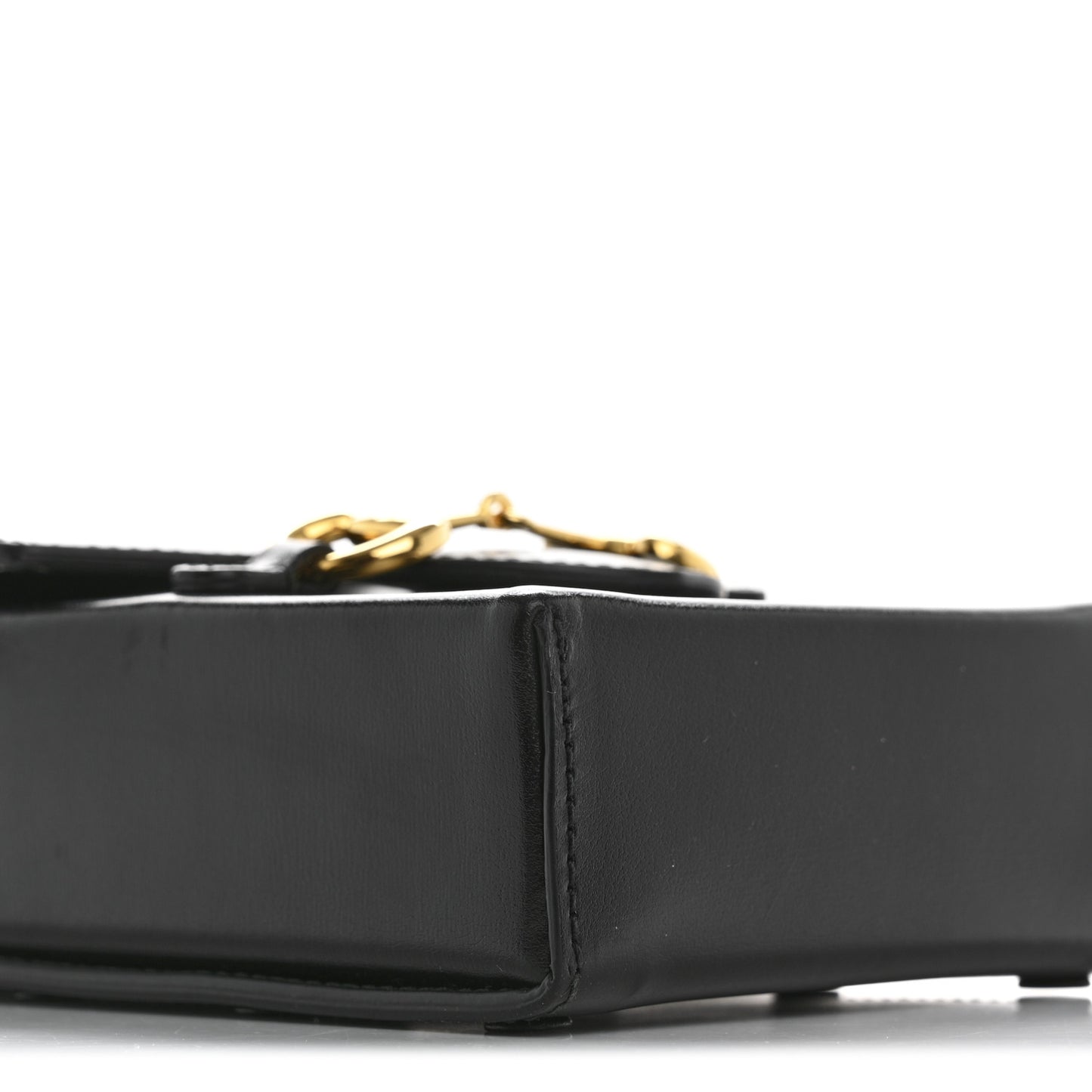 Boarded Plutone Calfskin Mini Horsebit 1955 Crossbody Bag Black