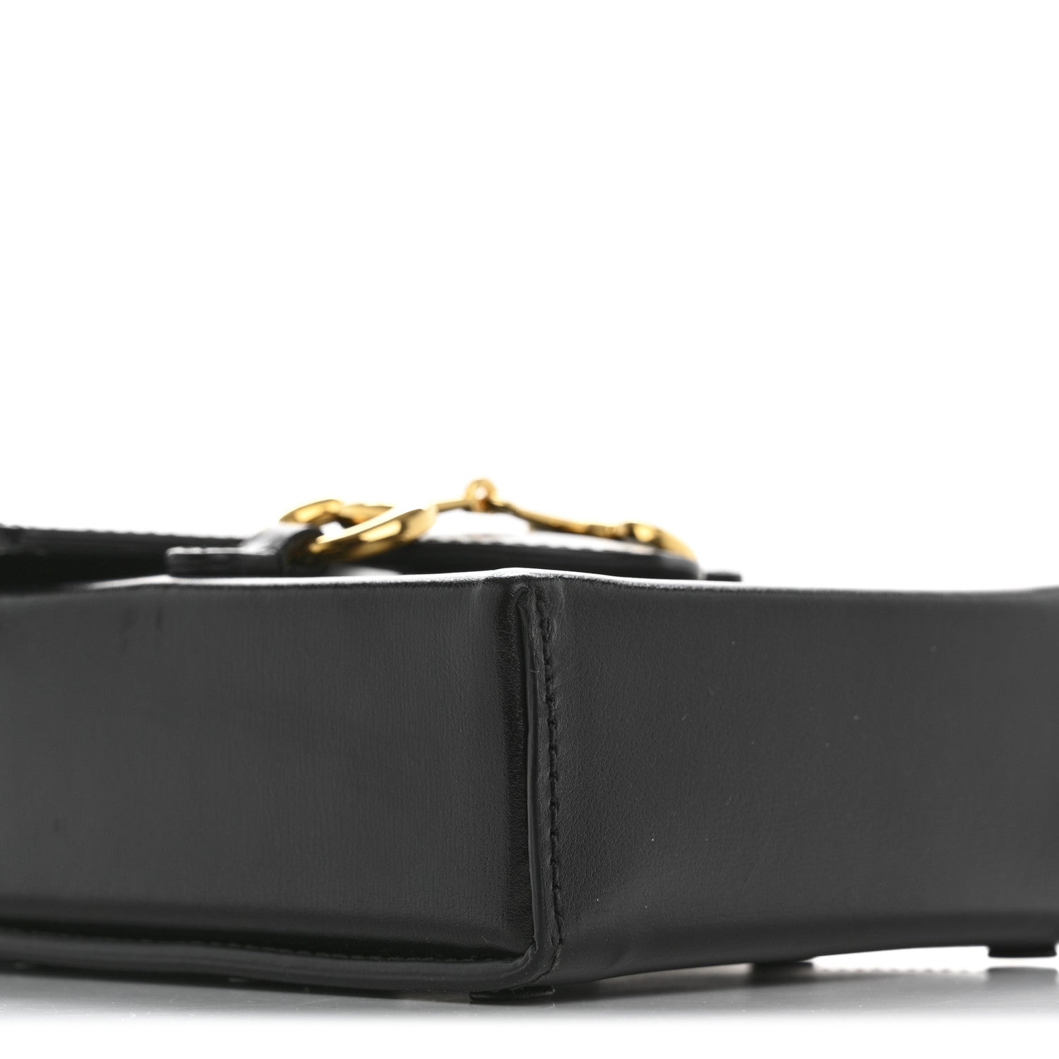 Gucci Boarded Plutone Calfskin Mini Horsebit 1955 Crossbody Bag Black 9 of 10