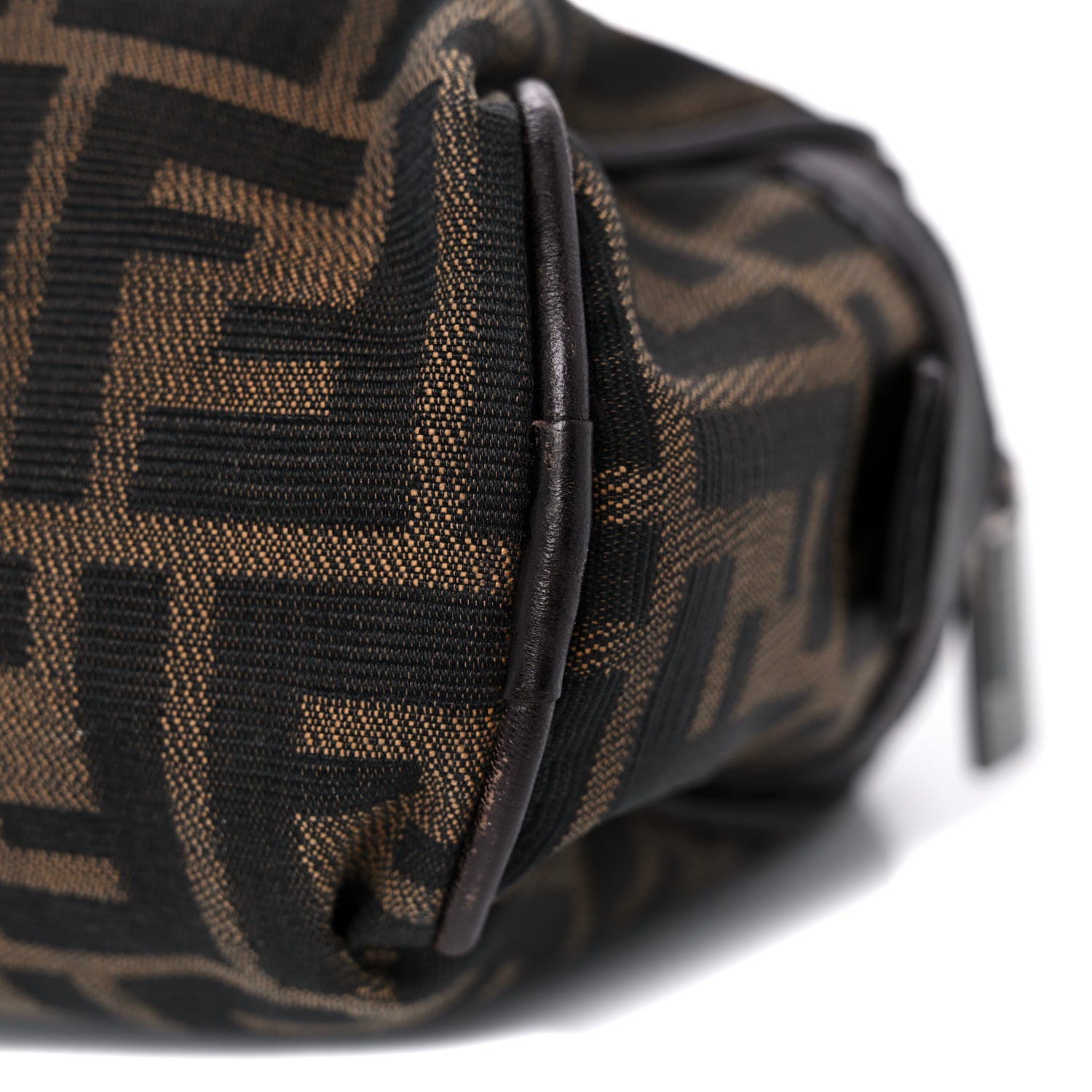 Fendi Zucca Buckle Tote Tobacco 12 of 27