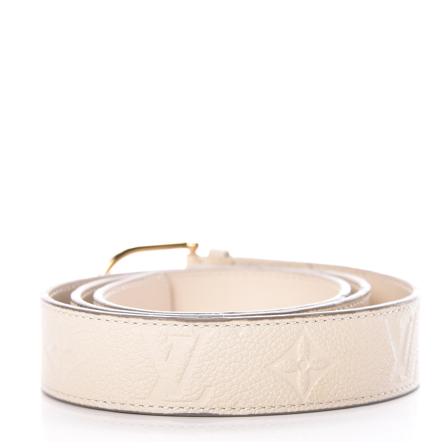 Louis Vuitton Empreinte Gracieuse 30mm Belt 80 32 Neige 3 of 8
