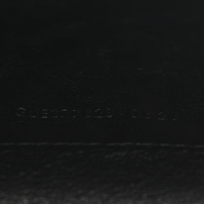 Saint Laurent Grain De Poudre Matelasse Chevron Monogram Chain Wallet Black 13 of 18