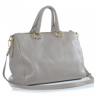 Prada Vitello Daino Shoulder Bag Argilla 3 of 7