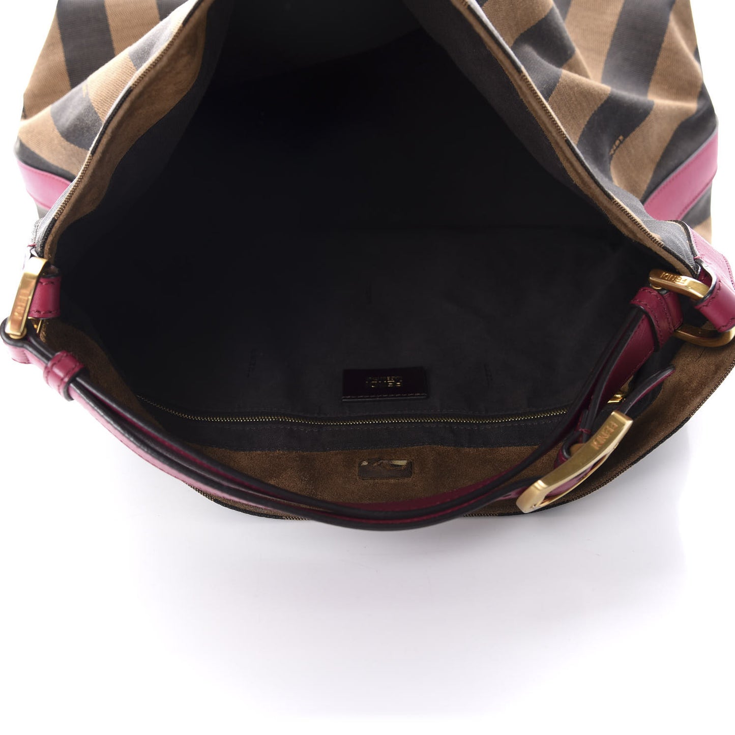 Pequin Vitello Large Hobo Tobacco Amarena