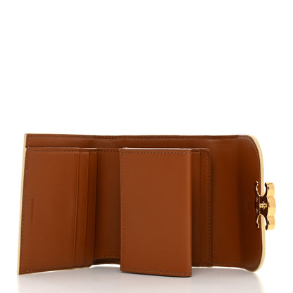 Celine Triomphe Canvas Small Triomphe Wallet White 4 of 8
