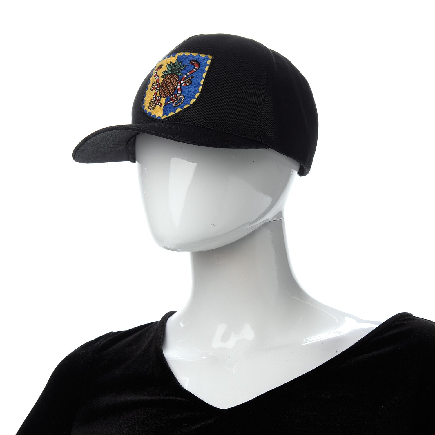 Gucci Canvas Embroidered New Baseball Hat XL Black 2 of 7