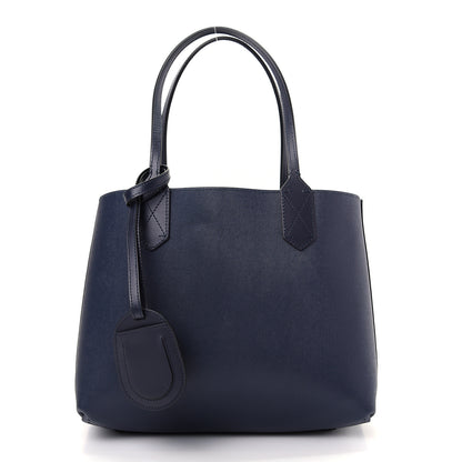 Gucci GG Supreme Monogram Blooms Small Reversible Tote Beige Blue Navy 3 of 10