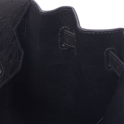 Hermes Ostrich Birkin 30 Black 19 of 33