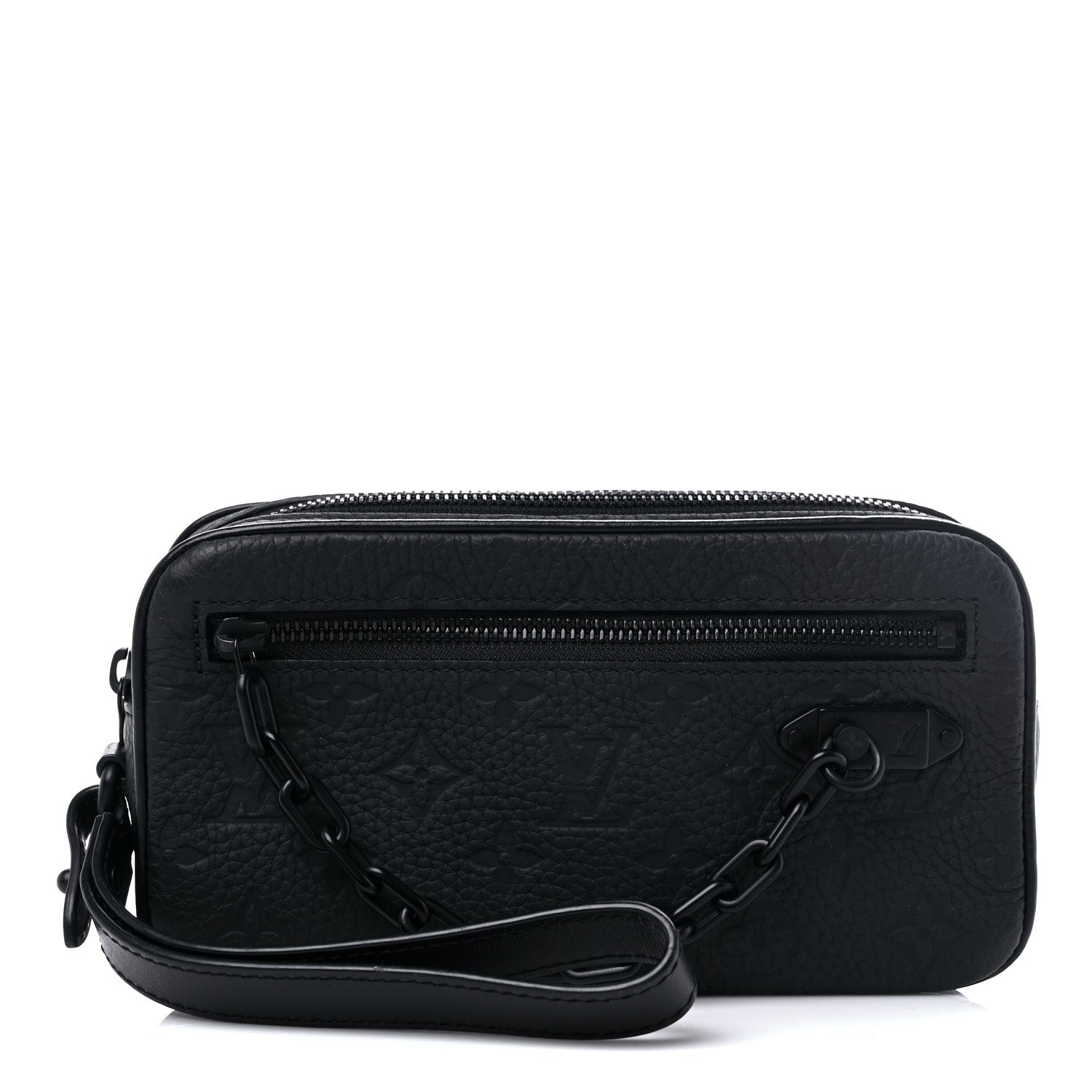 Louis Vuitton Taurillon Monogram Pochette Volga Black 1 of 7