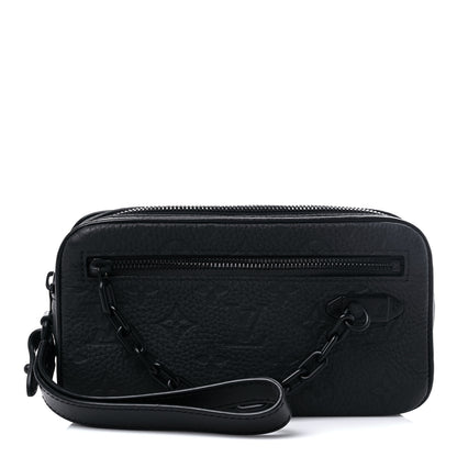 Louis Vuitton Taurillon Monogram Pochette Volga Black 1 of 7