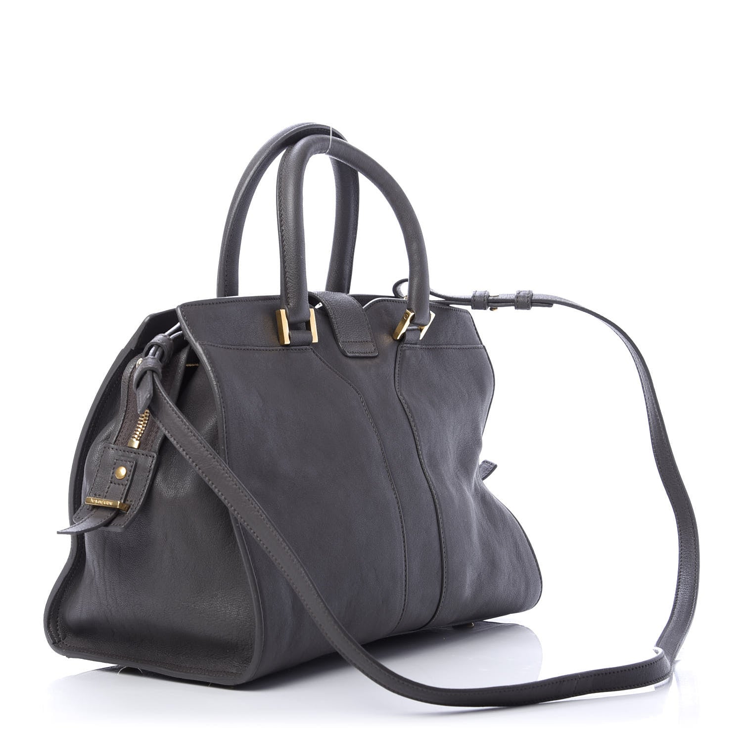 Saint Laurent Sheepskin Small Cabas ChYc Grey 3 of 11
