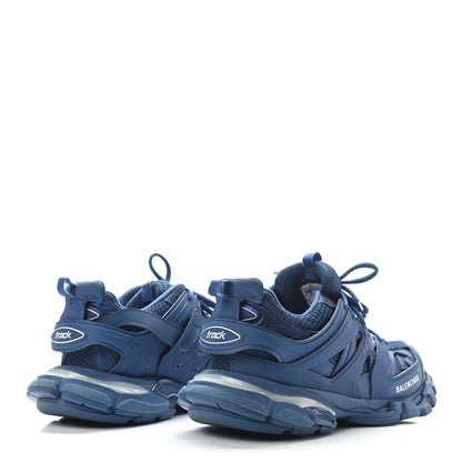 Balenciaga Mesh Nylon Mens Track LED Sneakers 44 Blue Grey White 4 of 9
