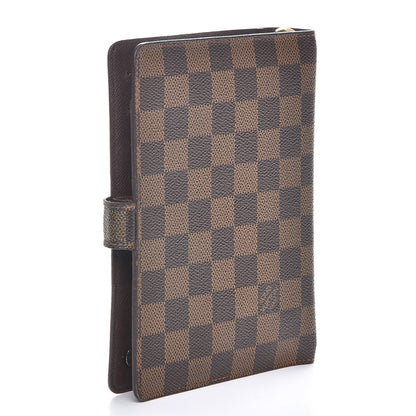 Louis Vuitton Damier Ebene Medium Ring Agenda Cover 3 of 8