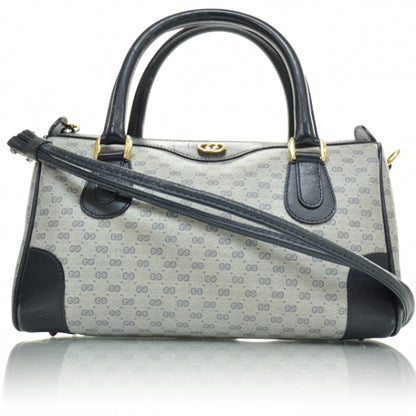 Gucci Monogram Boston Navy 1 of 10
