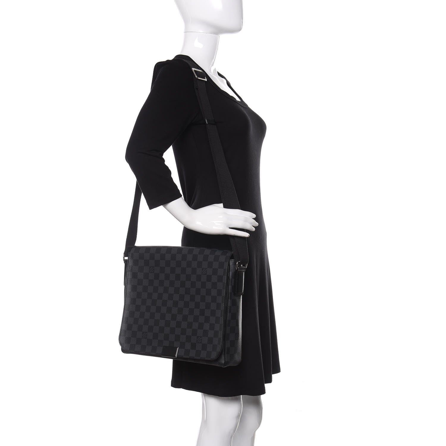 Louis Vuitton Damier Graphite District MM 2 of 10