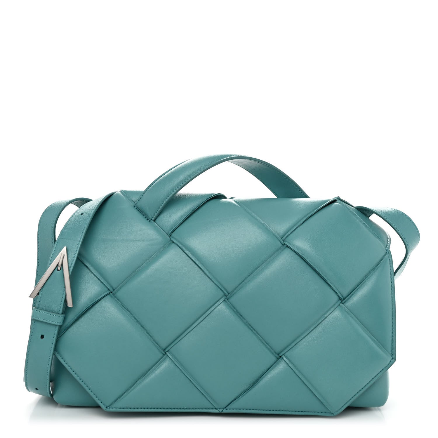 Bottega Veneta Nappa Intreccio Padded Top Handle Shoulder Bag Linoleum 1 of 10
