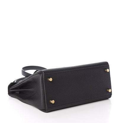 Hermes Togo Kelly Retourne 25 Black 5 of 31