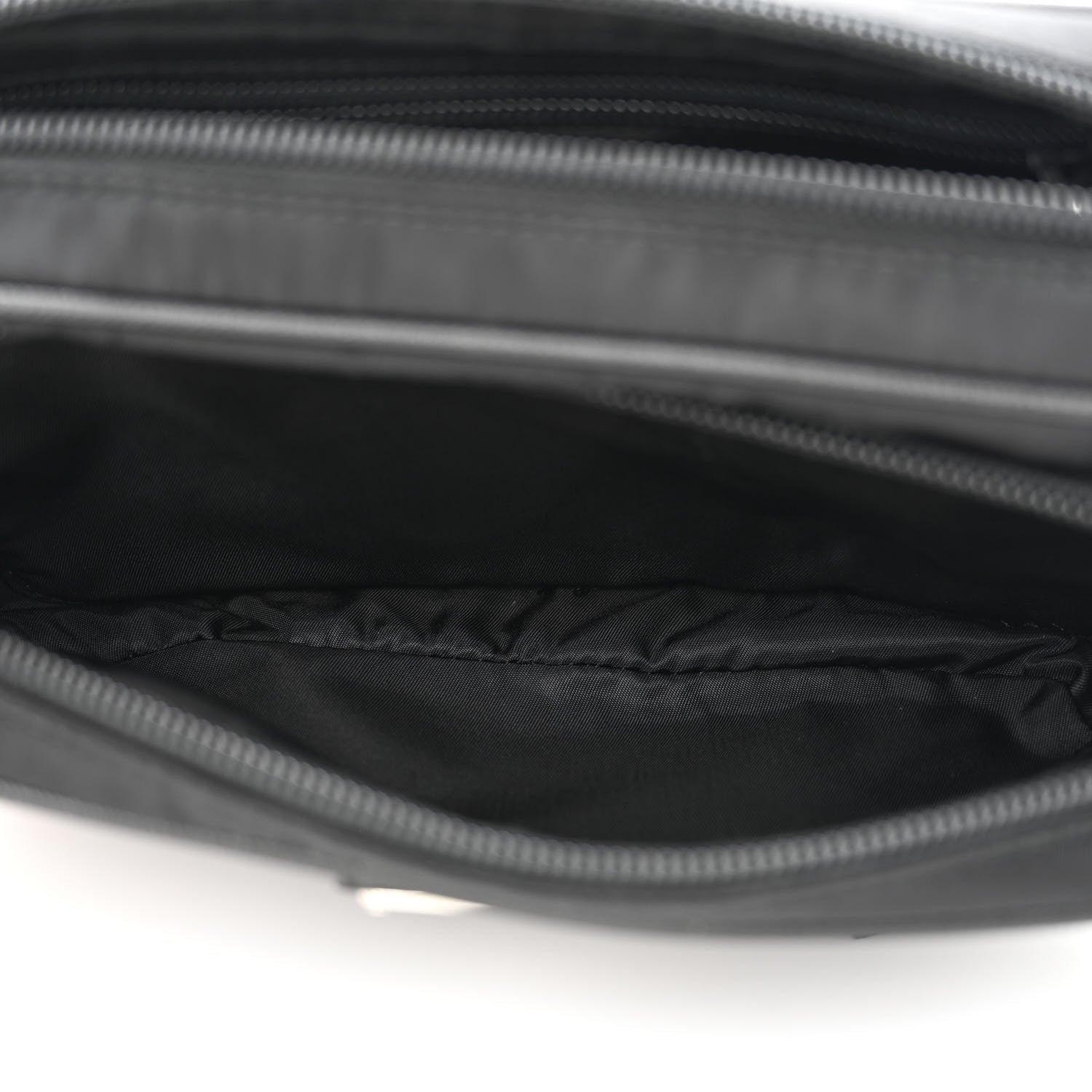 Prada Re-Nylon Saffiano Belt Bag L Black 6 of 13
