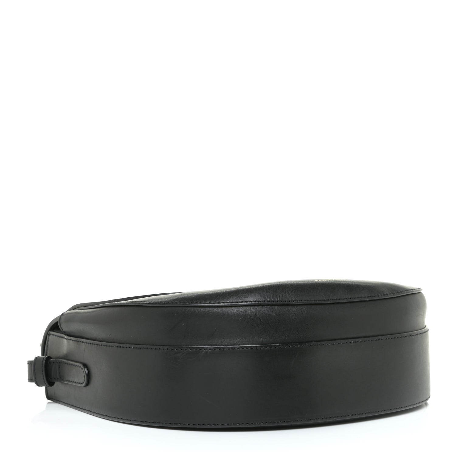 Mansur Gavriel Calfskin Saddle Crossbody Bag Black 4 of 19