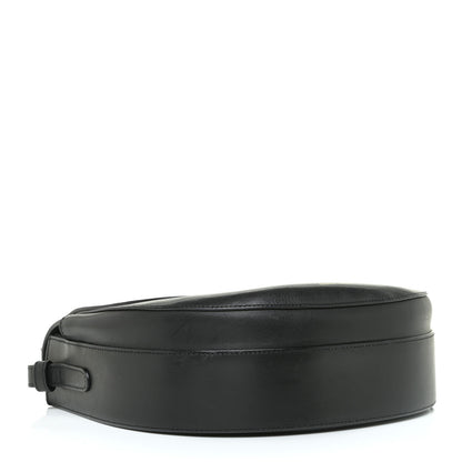 Mansur Gavriel Calfskin Saddle Crossbody Bag Black 4 of 19