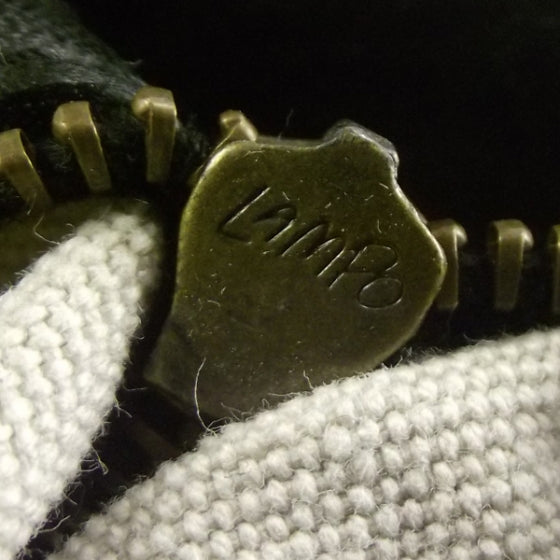 Leather Bamboo Handle Tote Black