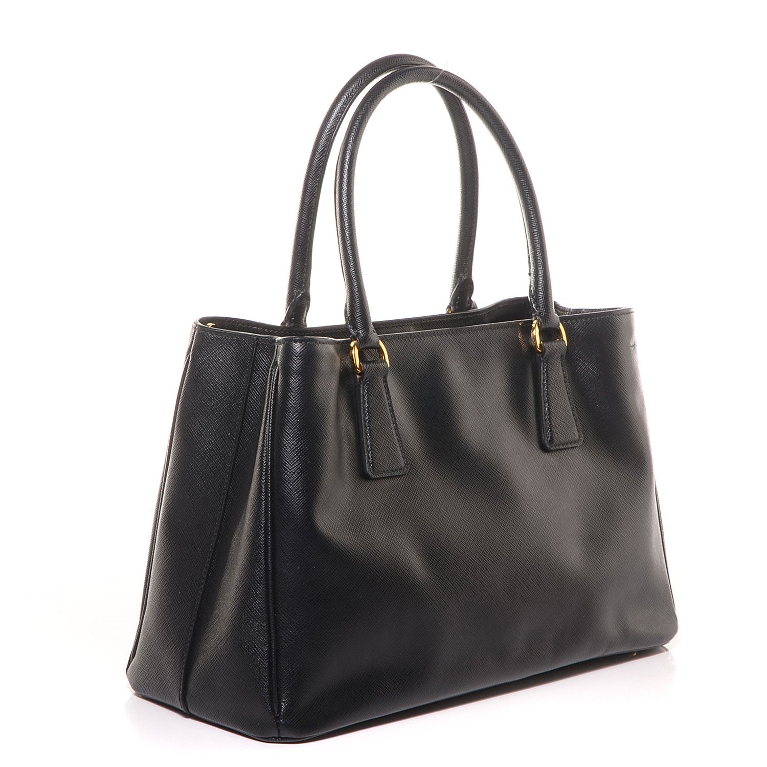 Prada Saffiano Lux Medium Tote Nero Black 4 of 10