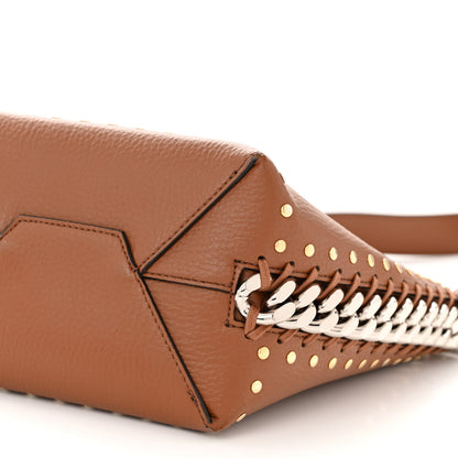 Stella McCartney Eco Alter Nappa Studded Frayme Bucket Pecan 9 of 9