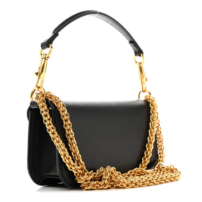 Valentino Garavani Calfskin Vlogo Small Loco Shoulder Bag Black 3 of 11