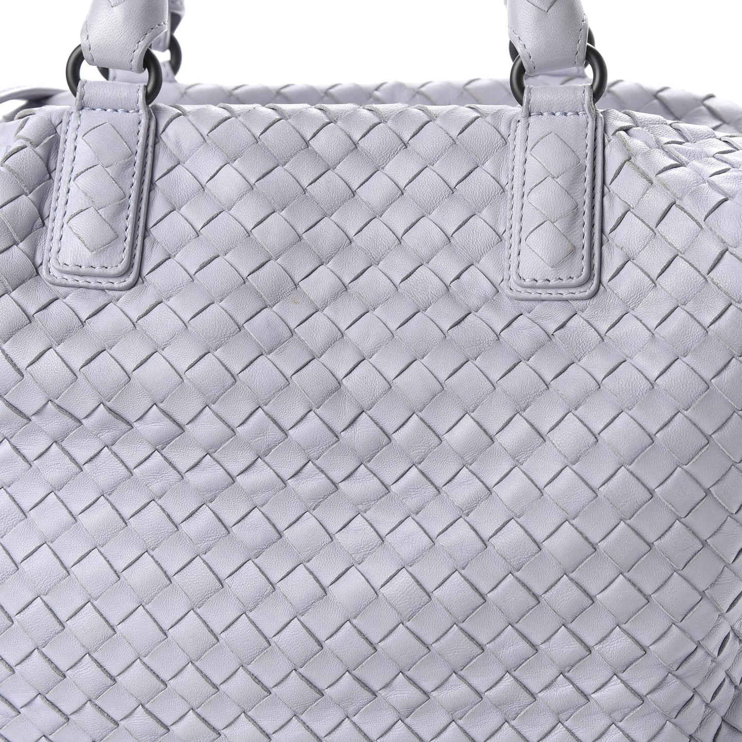 Nappa Intrecciato Medium Convertible Tote Oyster Lilac