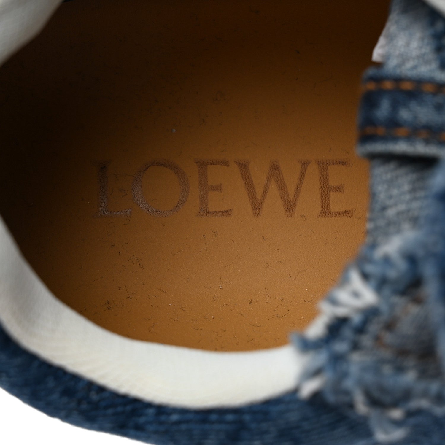 Loewe Deconstructed Denim Sneakers 37 Blue 6 of 7