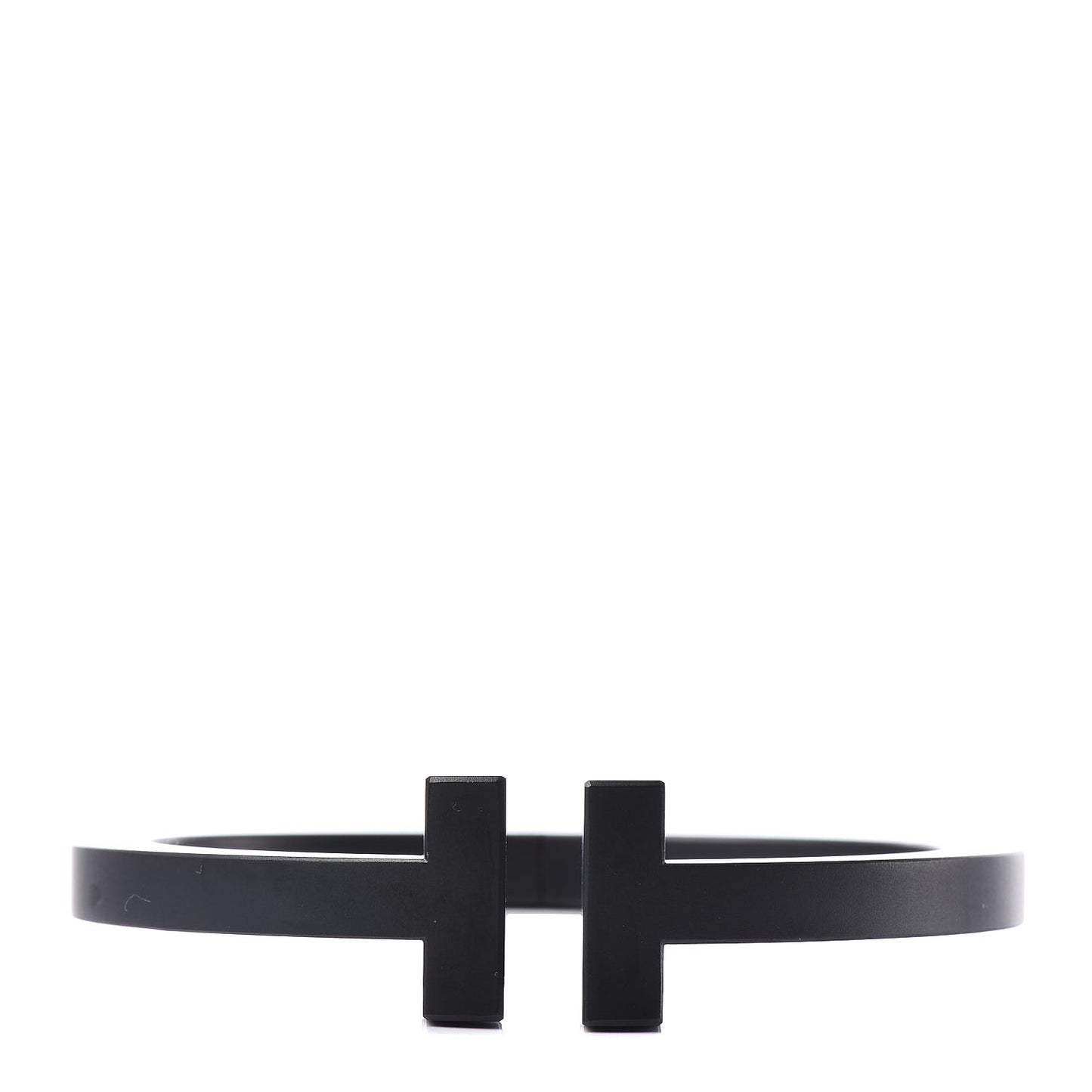 Black-Coated Stainless Steel T Square Bracelet