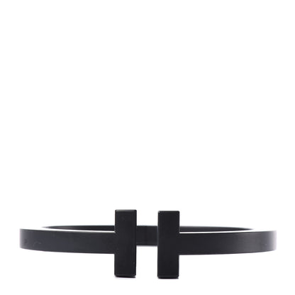 Tiffany Black-Coated Stainless Steel T Square Bracelet 1 of 4