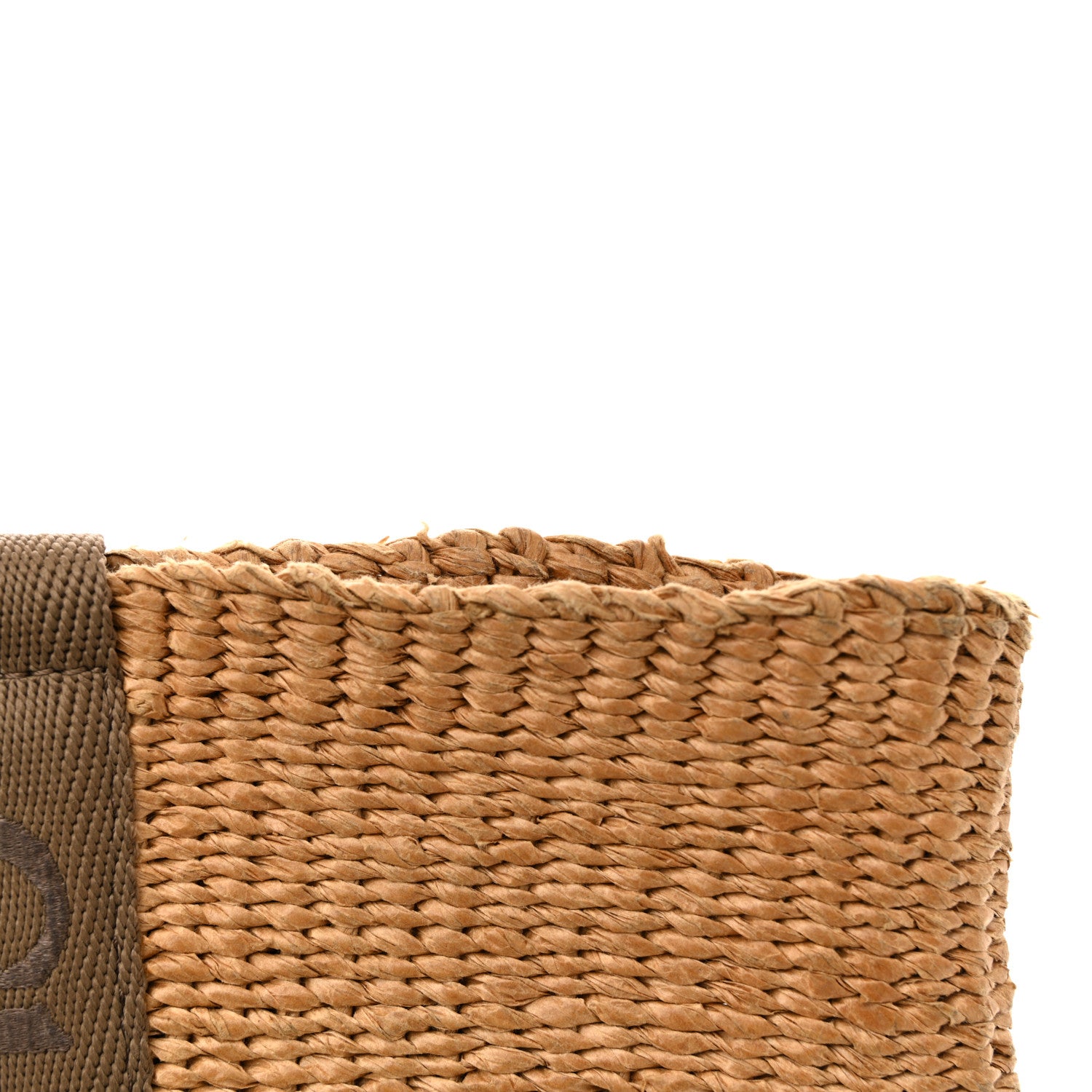 ミコ Chloe X MIFUKO Raffia Large Woody Basket Bag Green 1787786