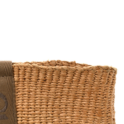 Chloe X MIFUKO Raffia Large Woody Basket Bag Green 10 of 14