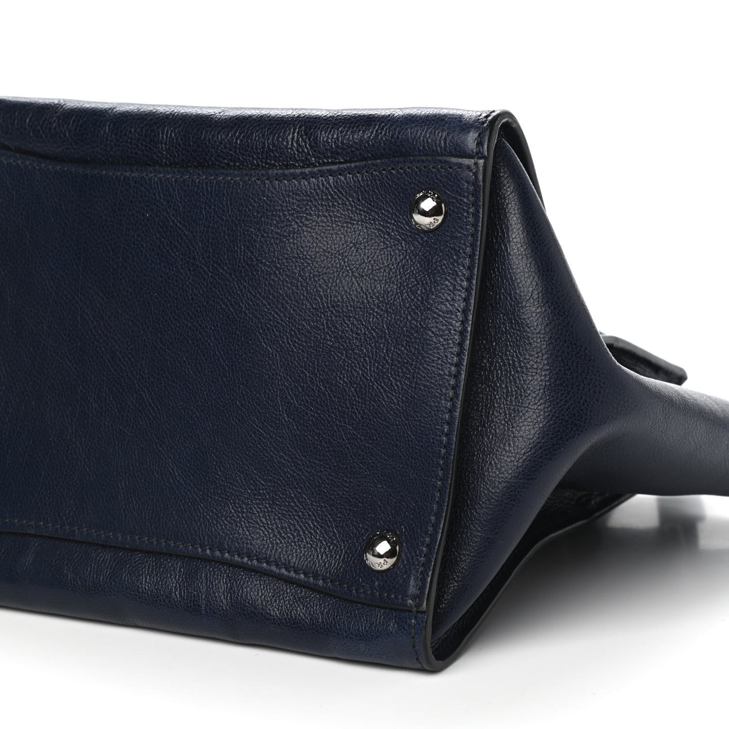 Glace Calf Small Twin Pocket Tote Baltico