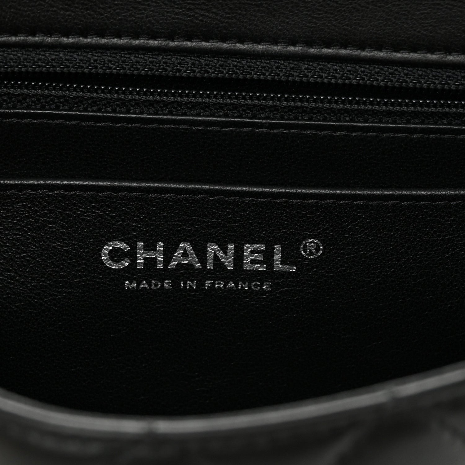 Chanel Lambskin Quilted Mini Rectangular Flap Black 6 of 11