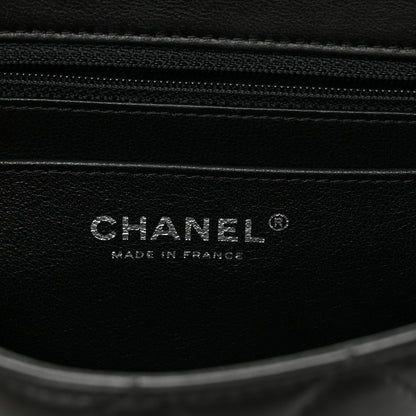 Chanel Lambskin Quilted Mini Rectangular Flap Black 6 of 11