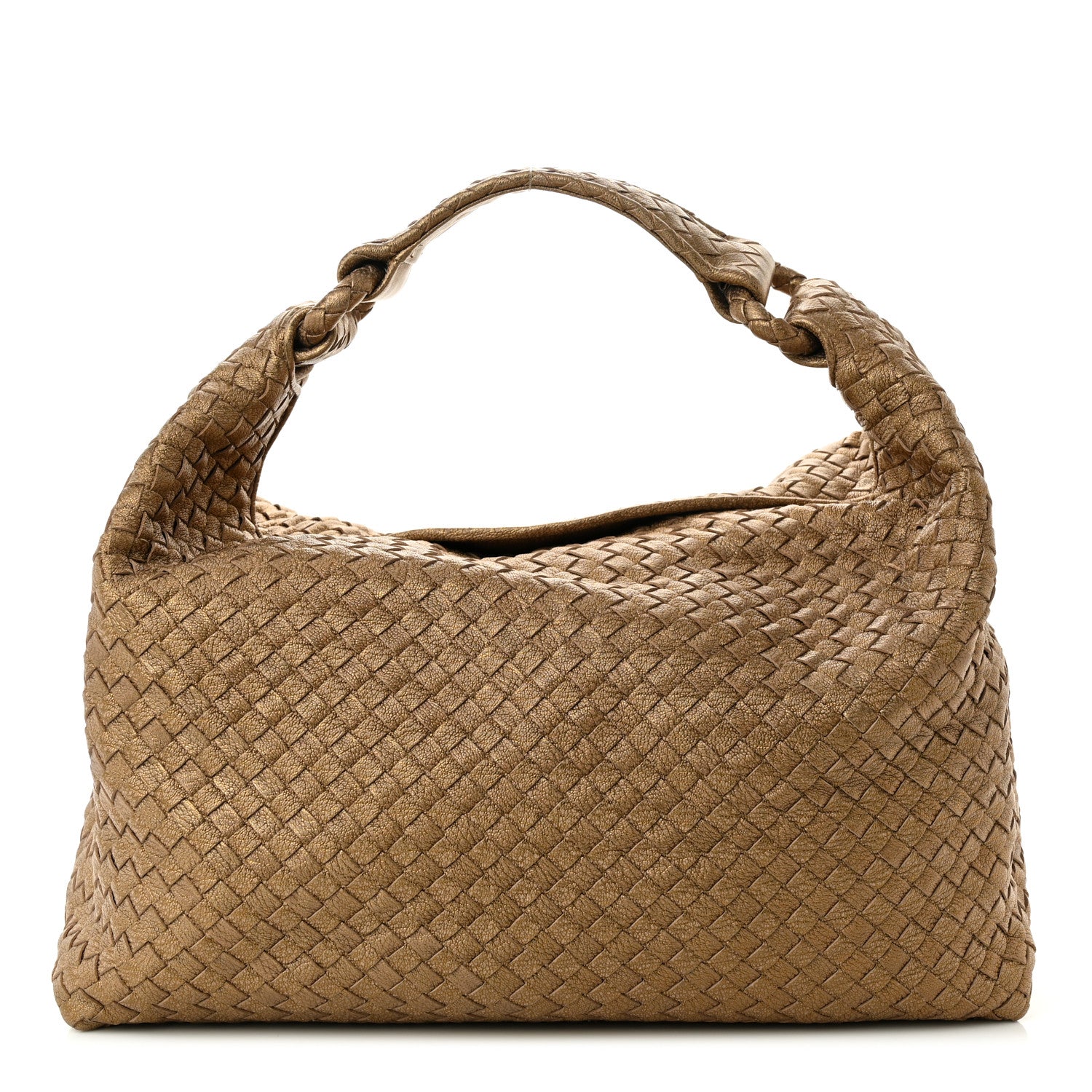 Bottega Veneta Chevre Intrecciato Sloane Hobo Ottone 1 of 10